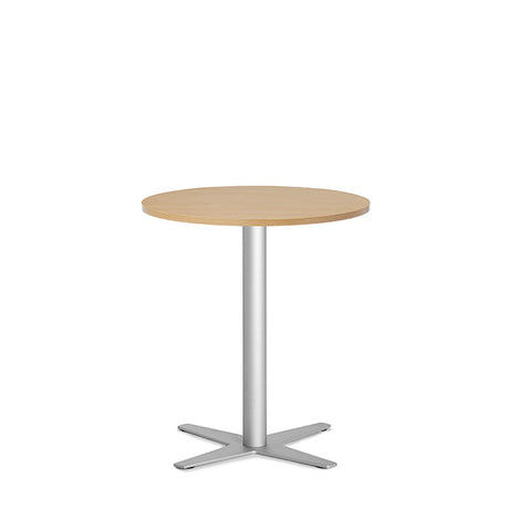 Bord Amy Ø650 mm H752 mm, Bøg laminat Alugråt understel