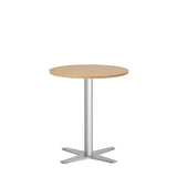 Bord Amy Ø650 mm H752 mm, Bøg laminat Alugråt understel