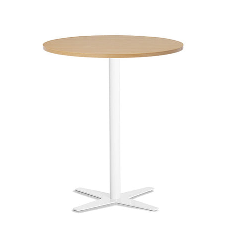 Bord Amy Ø900 mm H1050 mm, Bøg laminat Hvidt understel