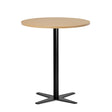 Ergoff Bord Amy Ø900 mm H1050 mm, Bøg laminat Sort understel – Kantineborde