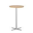 Bord Amy Ø650 mm H1050 mm, Bøg laminat Alugråt understel