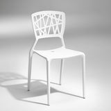 ELJ Stol Inca hvid – Plastikstole (billede 1)