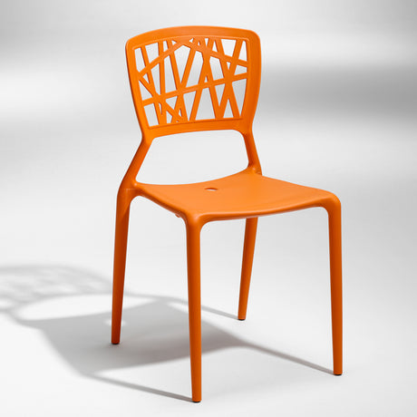 ELJ Stol Inca orange – Plastikstole (billede 1)