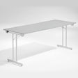 ELJ Bord Dinner, Lys grå 1800x800 mm, Alugråt understel – Klapborde