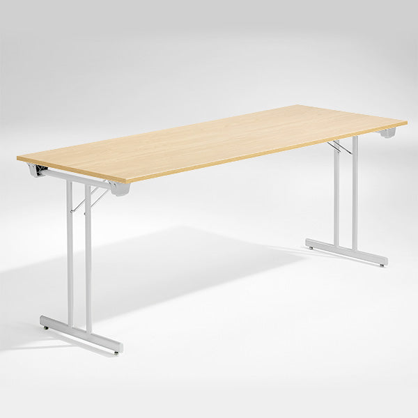 ELJ Bord Dinner, Eg 1800x800 mm, Alugråt understel – Klapborde