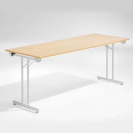 ELJ Bord Dinner, Eg 1800x800 mm, Alugråt understel – Klapborde
