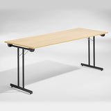 Bord Dinner, Eg 1800x800 mm, Sort understel