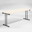 ELJ Bord Dinner, Birk 1800x800 mm, Sort understel – Klapborde