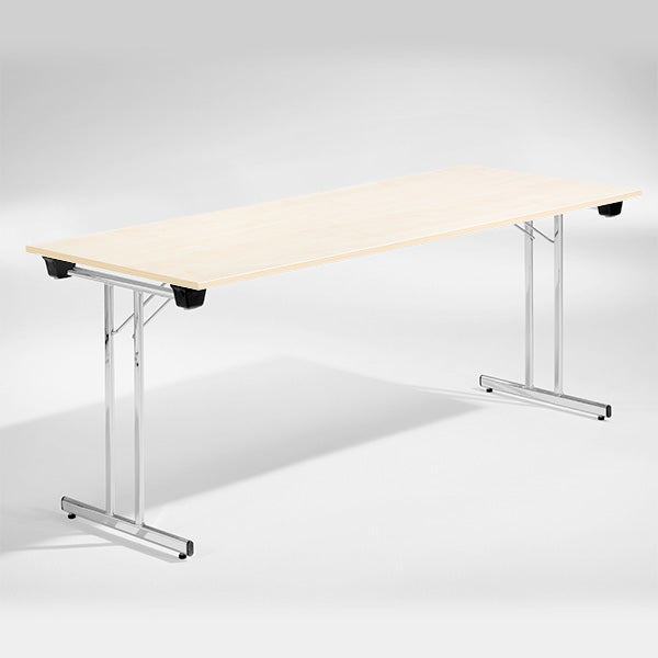 ELJ Bord Dinner, Birk 1800x800 mm, Krom understel – Klapborde