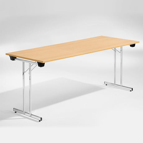 ELJ Bord Dinner, Bøk 1800x800 mm, Krom understel – Klapborde