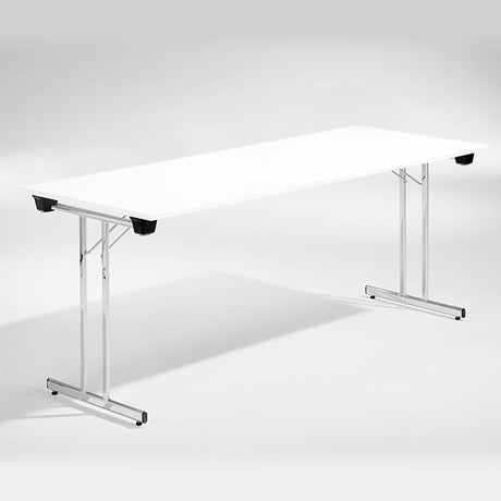 ELJ Bord Dinner, Hvid 1800x800 mm, Krom understel – Klapborde