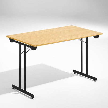 ELJ Bord Dinner, Eg 1200x800 mm, Sort understel – Klapborde