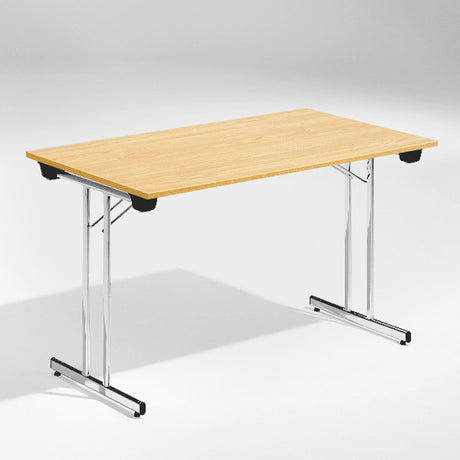ELJ Bord Dinner, Eg 1200x800 mm, Krom understel – Klapborde