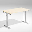 ELJ Bord Dinner, Birk 1200x800 mm, Alugråt understel – Klapborde