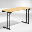 ELJ Konferencebord Kongress, Eg 1200x600 mm, Sort understel – Klapborde