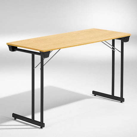 ELJ Konferencebord Kongress, Eg 1200x500 mm, Sort understel – Klapborde