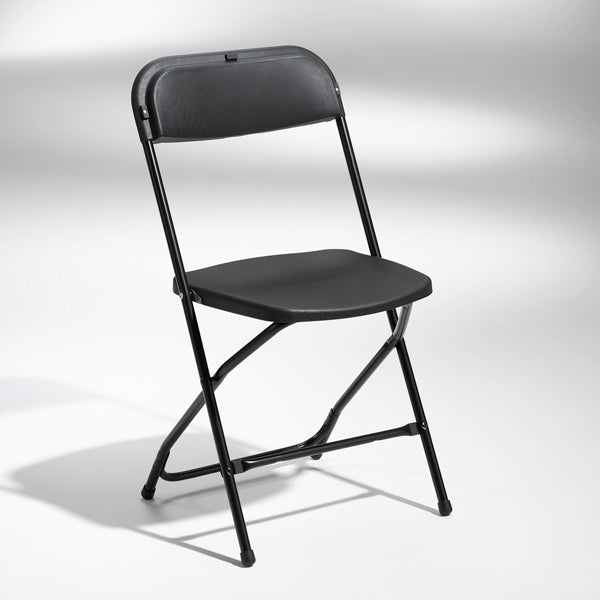 ELJ Klapstol Smart sort med sorte stoleben – Klapstole