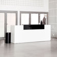 Ergoff Reception DNA Hvid 2600 mm,  Fast bordplade – Receptionsskranker (billede 1)