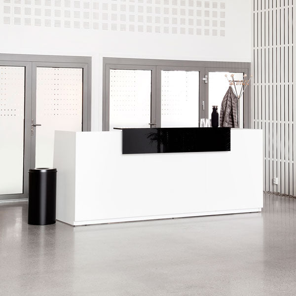 Ergoff Reception DNA Hvid 2600 mm,  Fast bordplade – Receptionsskranker (billede 1)