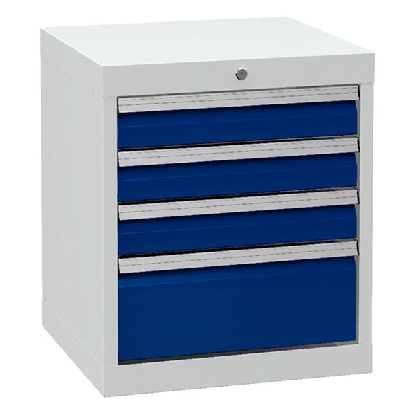 Bedrunka+Hirth Skuffesektion 500/05 619x530x500 mm 4 skuffer – Værktøjskufferter