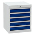 Skuffesektion 500/05 619x530x500 mm 5 skuffer – image 1