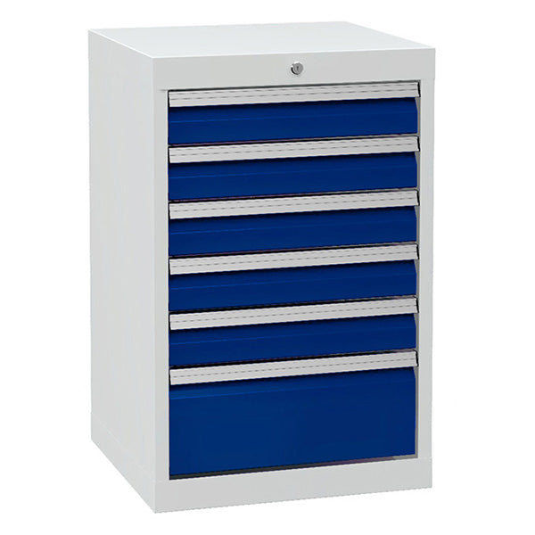 Bedrunka+Hirth Skuffesektion 500/05 819x530x500 mm 6 skuffer – Værktøjskufferter