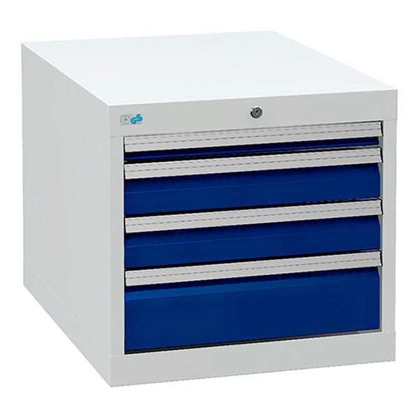 Bedrunka+Hirth Skuffesektion 700/05 519x555x736mm 4 skuffer – Værktøjskufferter