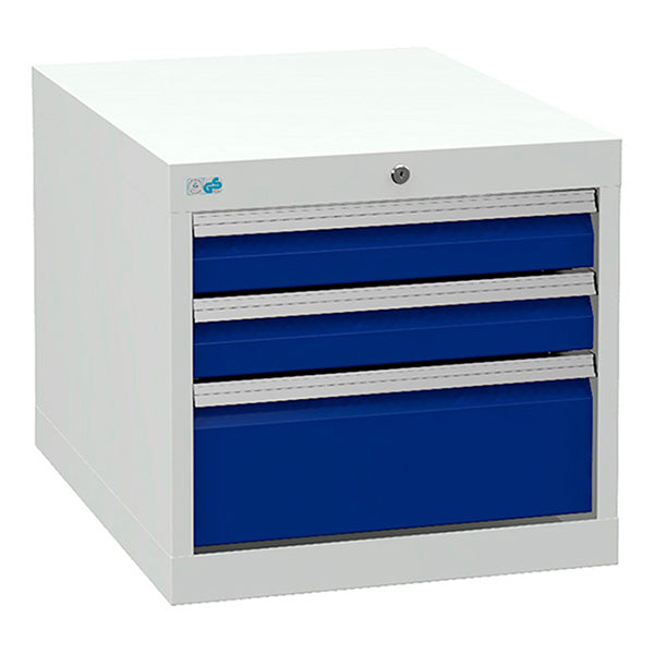 Bedrunka+Hirth Skuffesektion 700/05 519x555x736mm 3 skuffer – Værktøjskufferter