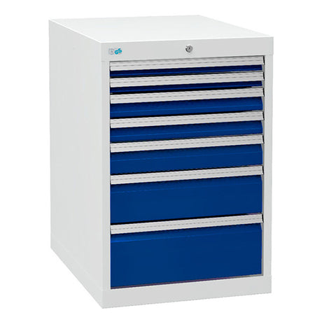 Bedrunka+Hirth Skuffesektion 700/05 819x555x736 mm 7 skuffer – Værktøjskufferter