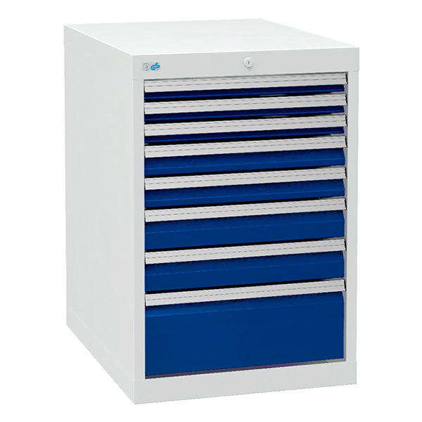 Bedrunka+Hirth Skuffesektion 700/05 819x555x736 mm 8 skuffer – Værktøjskufferter