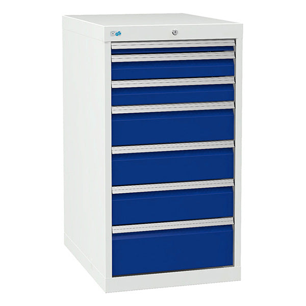 Bedrunka+Hirth Skuffesektion 700/05 1019x555x736 mm 7 skuffer – Værktøjskufferter