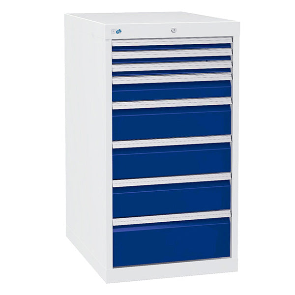 Bedrunka+Hirth Skuffesektion 700/05 1019x555x736 mm 8 skuffer – Værktøjskufferter