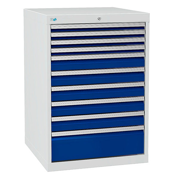 Bedrunka+Hirth Skuffesektion 700/07 1019x705x736mm 10 skuffer – Værktøjskufferter
