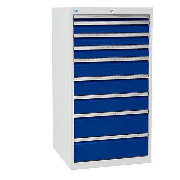 Bedrunka+Hirth Skuffesektion 700/07 1319x705x736mm 9 skuffer – Værktøjskufferter
