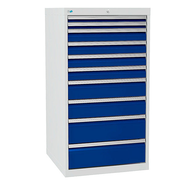 Bedrunka+Hirth Skuffesektion 700/07 1319x705x736mm 10 skuffer – Værktøjskufferter