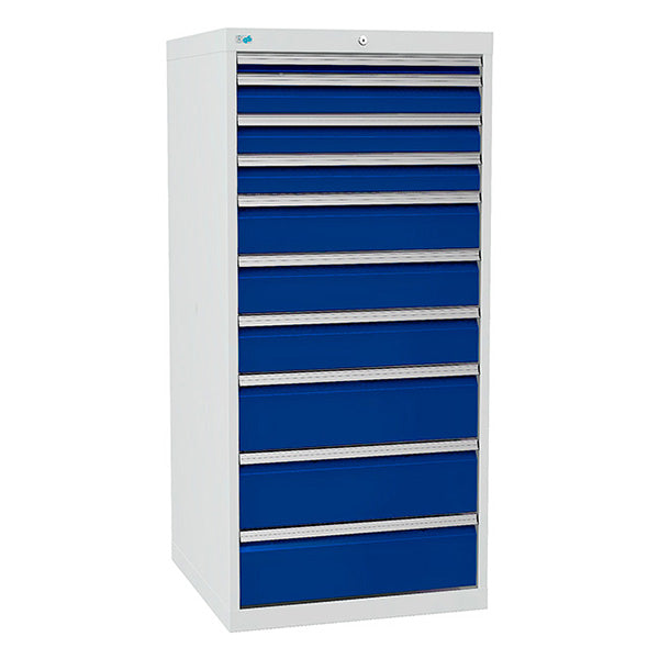 Bedrunka+Hirth Skuffesektion 700/07 1519x705x736mm 10 skuffer – Værktøjskufferter