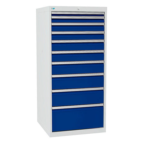 Bedrunka+Hirth Skuffesektion 700/07 1519x705x736mm 10 skuffer – Værktøjskufferter