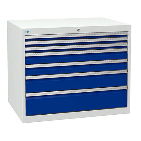 Bedrunka+Hirth Skuffesektion 700/10  819x1005x736mm 7 skuffer – Værktøjskufferter