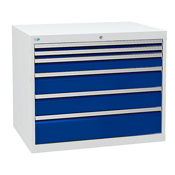 Bedrunka+Hirth Skuffesektion 700/10 819x1005x736mm 6 skuffer – Værktøjskufferter