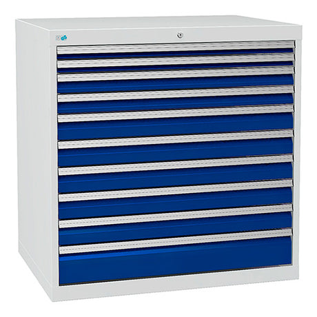 Bedrunka+Hirth Skuffesektion 700/10 1019x1005x736mm 10 skuffer – Værktøjskufferter