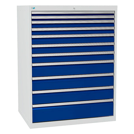 Bedrunka+Hirth Skuffesektion 700/10 1319x1005x736mm 11 skuffer – Værktøjskufferter