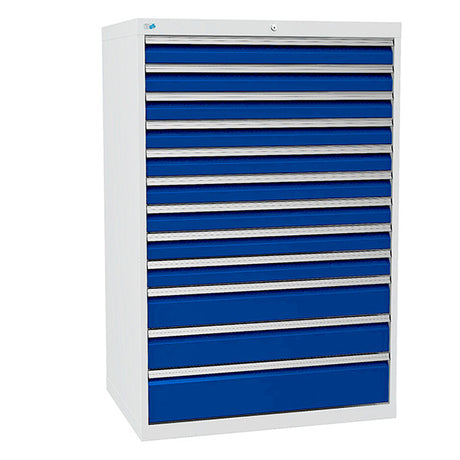 Bedrunka+Hirth Skuffesektion 700/10  1519x1005x736mm 12 skuffer – Værktøjskufferter