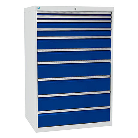 Bedrunka+Hirth Skuffesektion 700/10 1519x1005x736mm 10 skuffer – Værktøjskufferter