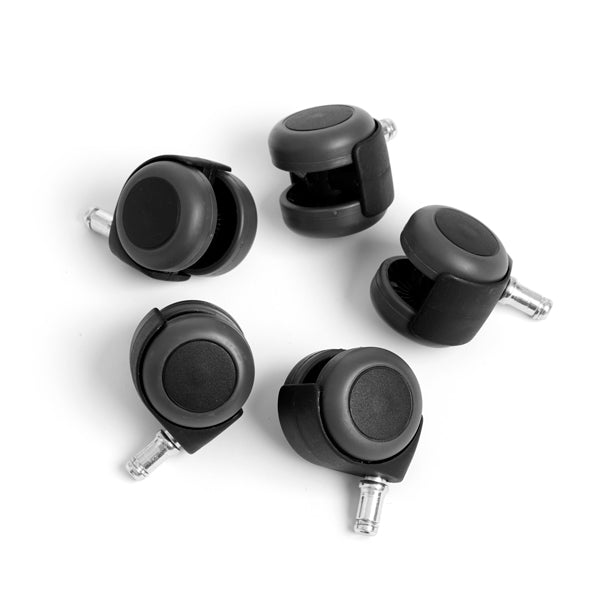 Hjul med belastningsbrems, pakke med 5 stk – image 1