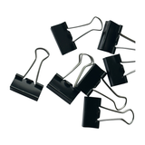 Metalklemmer, sort, 19 mm. – image 3