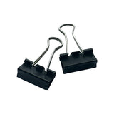 Metalklemmer, sort, 19 mm. – image 1