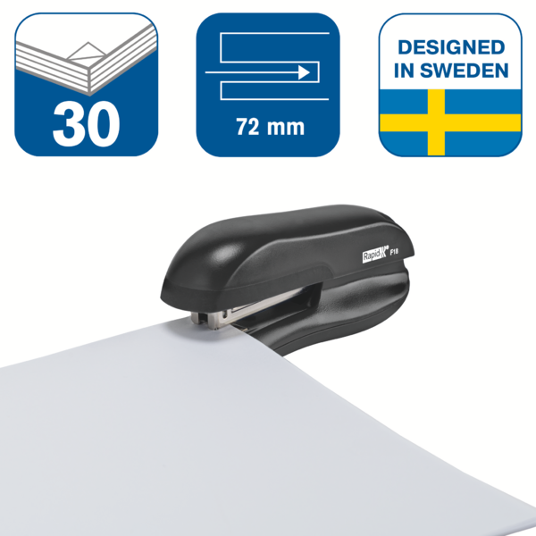 Hæftemaskine F18 t/20ark sort