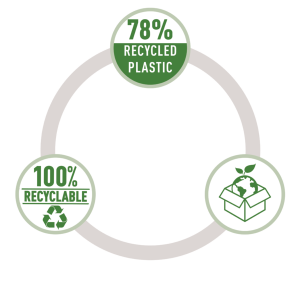 Hæftemaskine Eco recycle StandUP FC sort