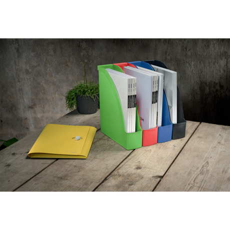 Tidsskriftsamler recycle A4 rød