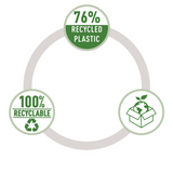 Hæftemaskine Eco recycle Fullstrip FC sort